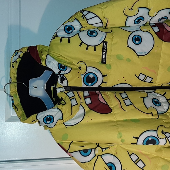 Nickelodeon Members Only SpongeBob Coat Brand NEW with Tags Men X-Large - Picture 6 of 15